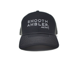 Black Text Logo Trucker Hat